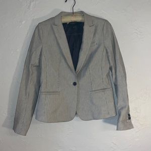 Navy/white pinstripe Banana Republic Blazer size 6